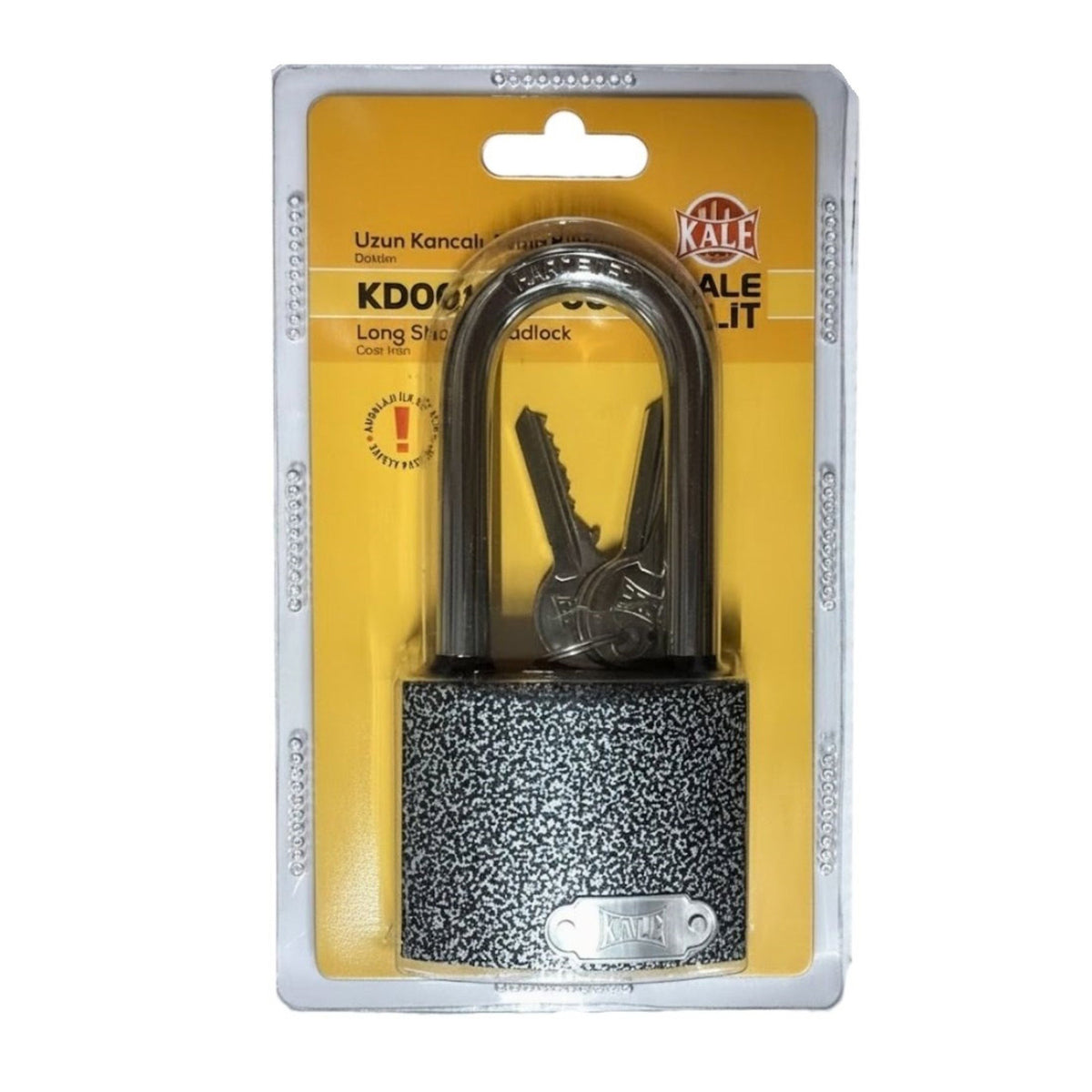 KALE ASMA KİLİT UZUN KANCA GRİ 60 MM KD001/70-560 - Görsel 3