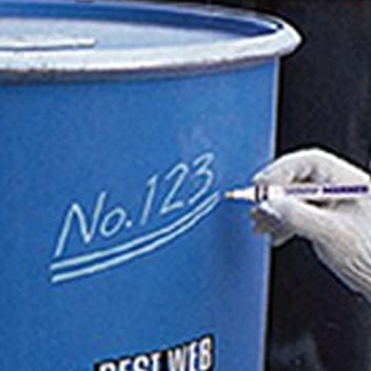 MUNHWA PAINT MARKER TAM ÖRTÜCÜ BOYA KALEMİ SİYAH - Görsel 6