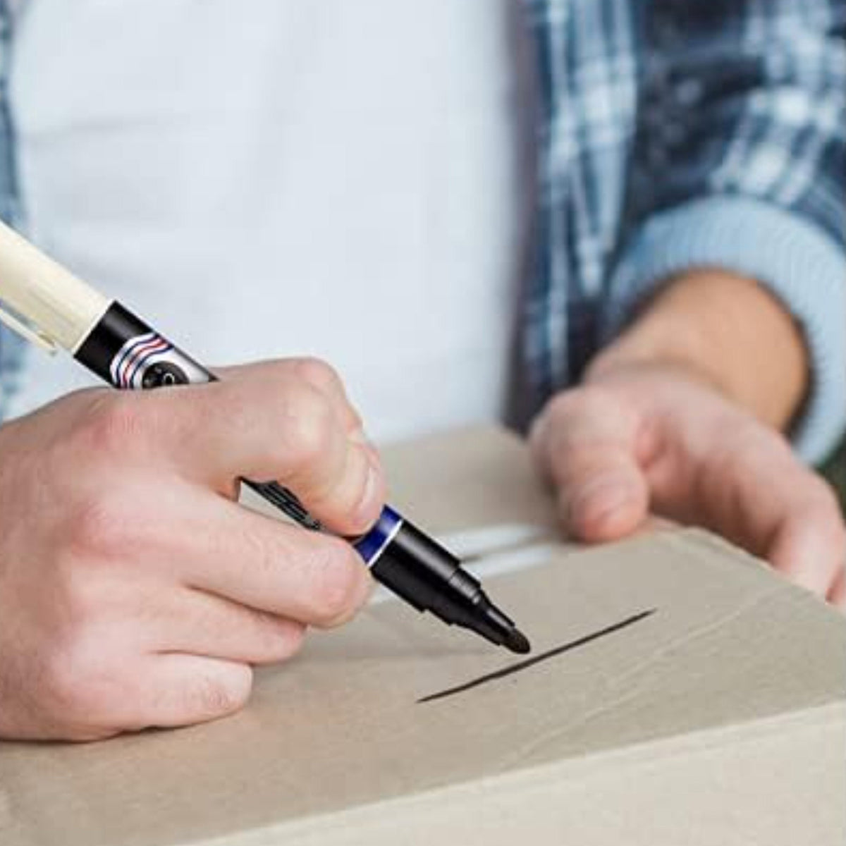 MUNHWA PERMANENT MARKER KOLİ KALEMİ SİYAH - Görsel 3