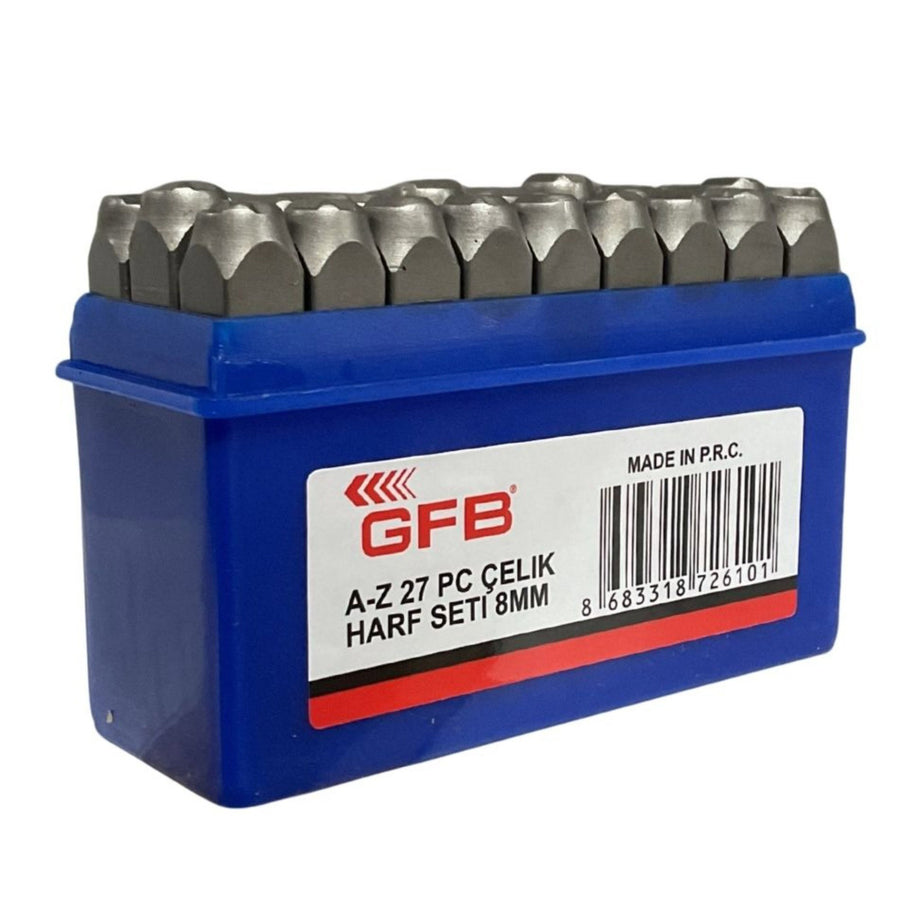 GFB ÇELİK HARF TAKIMI 8 MM KOD:6796 - Görsel 1