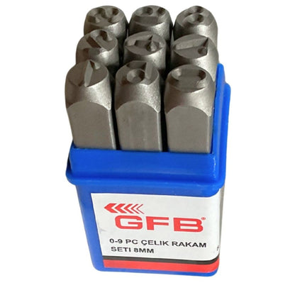 GFB ÇELİK RAKAM TAKIMI 8 MM KOD:6786 - Görsel 4