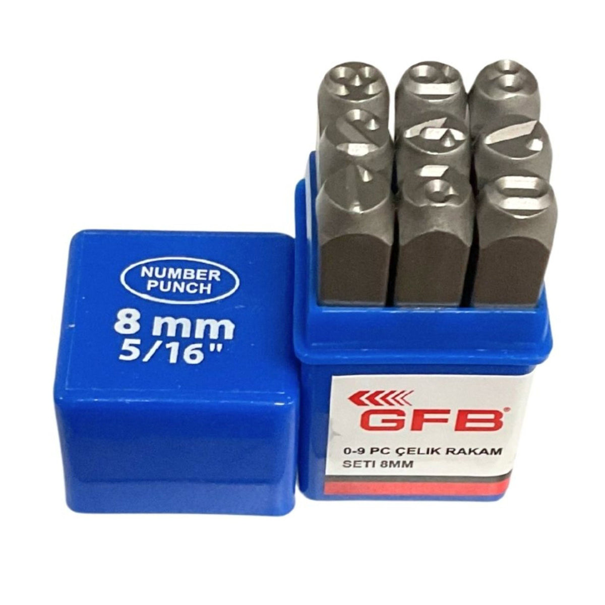 GFB ÇELİK RAKAM TAKIMI 8 MM KOD:6786 - Görsel 2