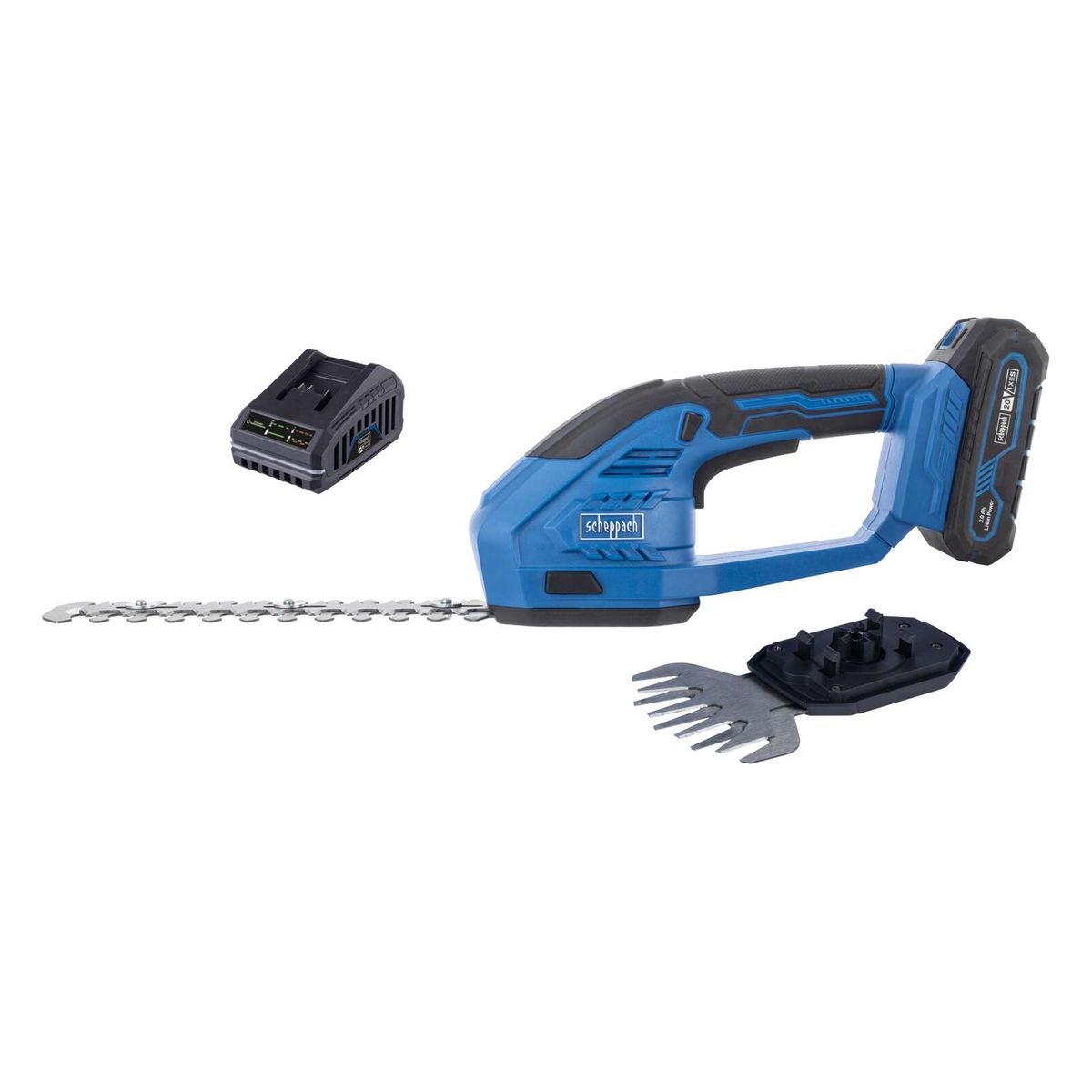 SCHEPPACH AKÜLÜ ÇİT MAKASI C-HTGS200-X-SET S - Görsel 1