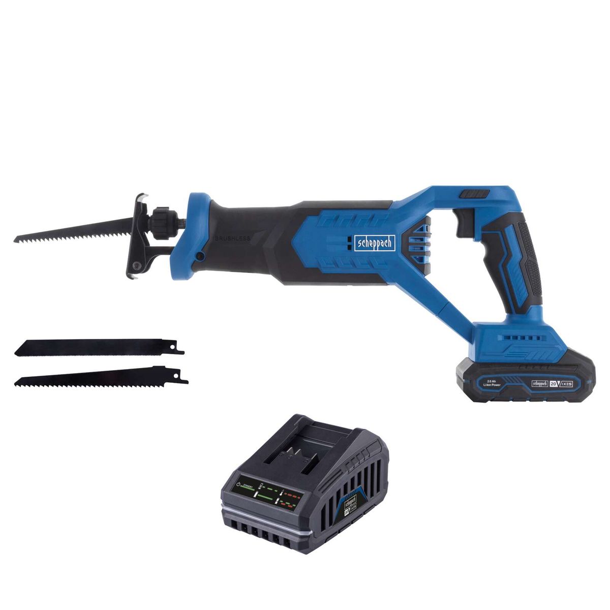 SCHEPPACH AKÜLÜ TİLKİ KUYRUĞU BC-RS250-X-SET L1.5 - Görsel 1