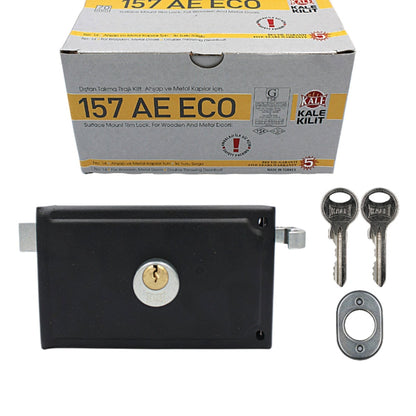 KALE TRAJLI DEMİR KAPI KİLİDİ ESKİ TİP 157AE ECO - Görsel 5