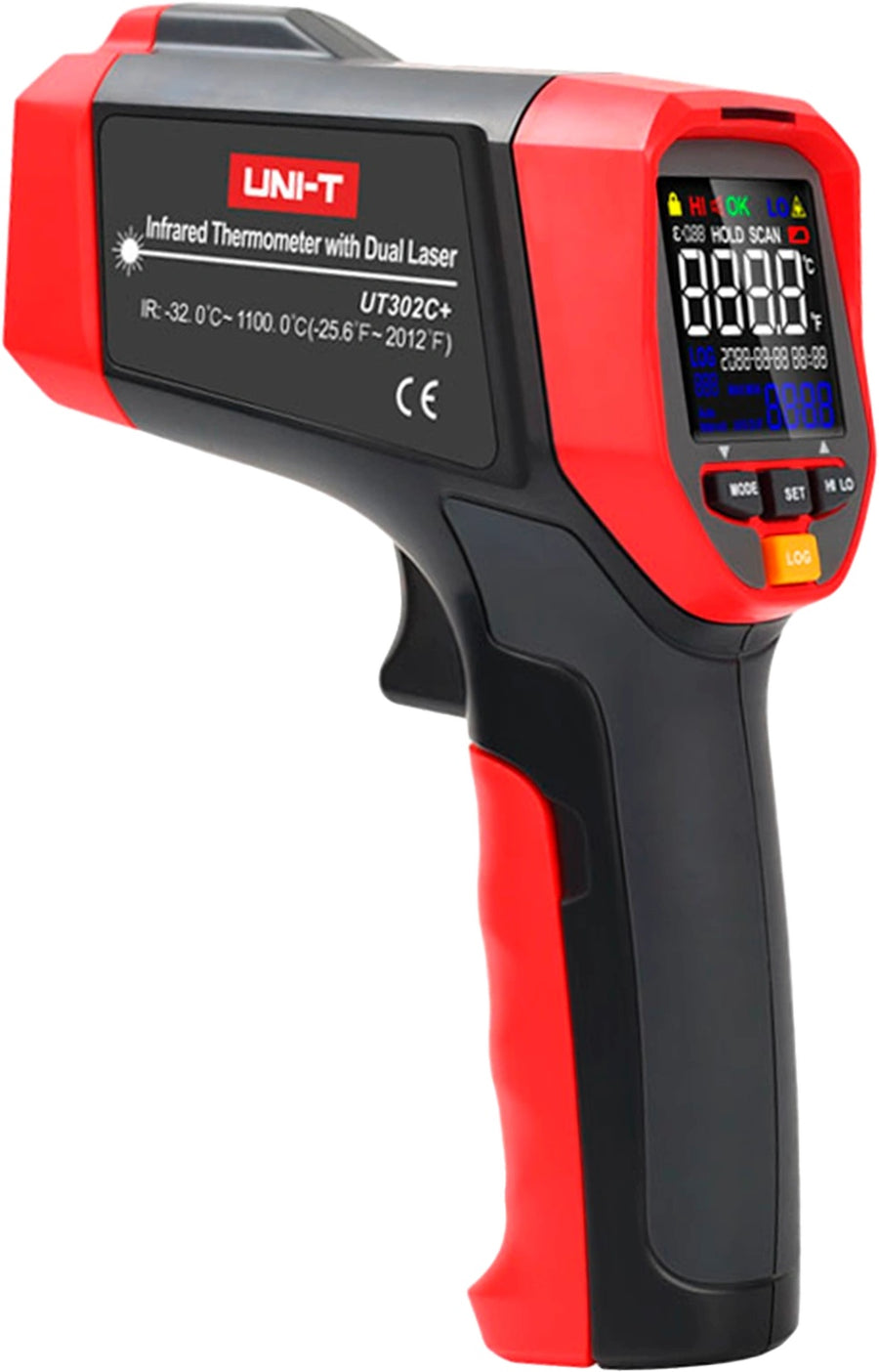 UNI-T UT302C+ Dijital Kızılötesi Lazer Termometre