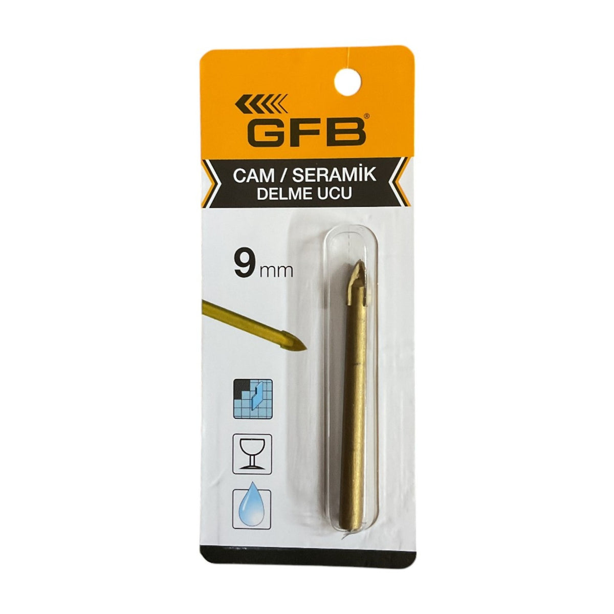 GFB CAM-SERAMİK DELME UNİVERSAL MATKAP UCU 9 MM 4605 - görsel 4