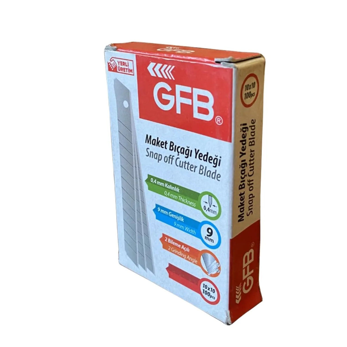 GFB MAKET BIÇAĞI YEDEĞİ DAR 9 MM 0.40 MM KOD: 4525 - Görsel 3