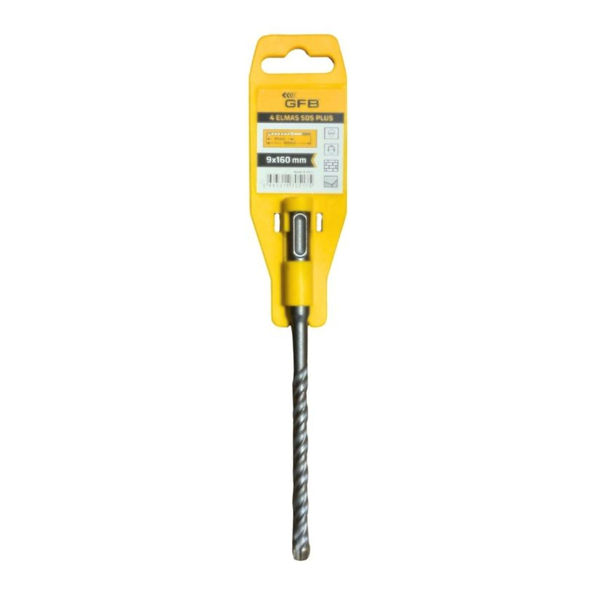 GFB 4 ELMASLI SDS PLUS MATKAP UCU 9x160 MM 2084 - görsel 1