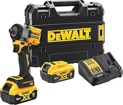 DeWalt DCF922P2T iki 5Ah akülü somun sıkma seti, çanta ve şarj