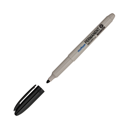 MUNHWA PERMANENT MARKER ASETAT KALEMİ FINE SİYAH - Görsel 1