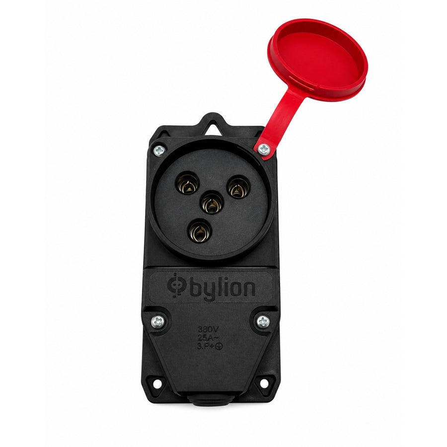 Bylion 1KMPT Trifaze Kauçuk Duvar Prizi 3x25A