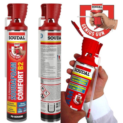 SOUDAL COMFORT POLİÜRETAN KÖPÜK 750 ML (124014) - 3. görsel