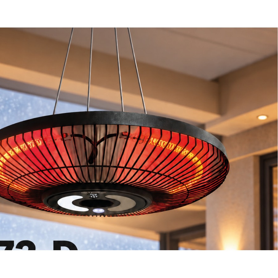 END 6072-D LED Aydınlatmalı İç Dış Mekân Isıtıcı 2000 W