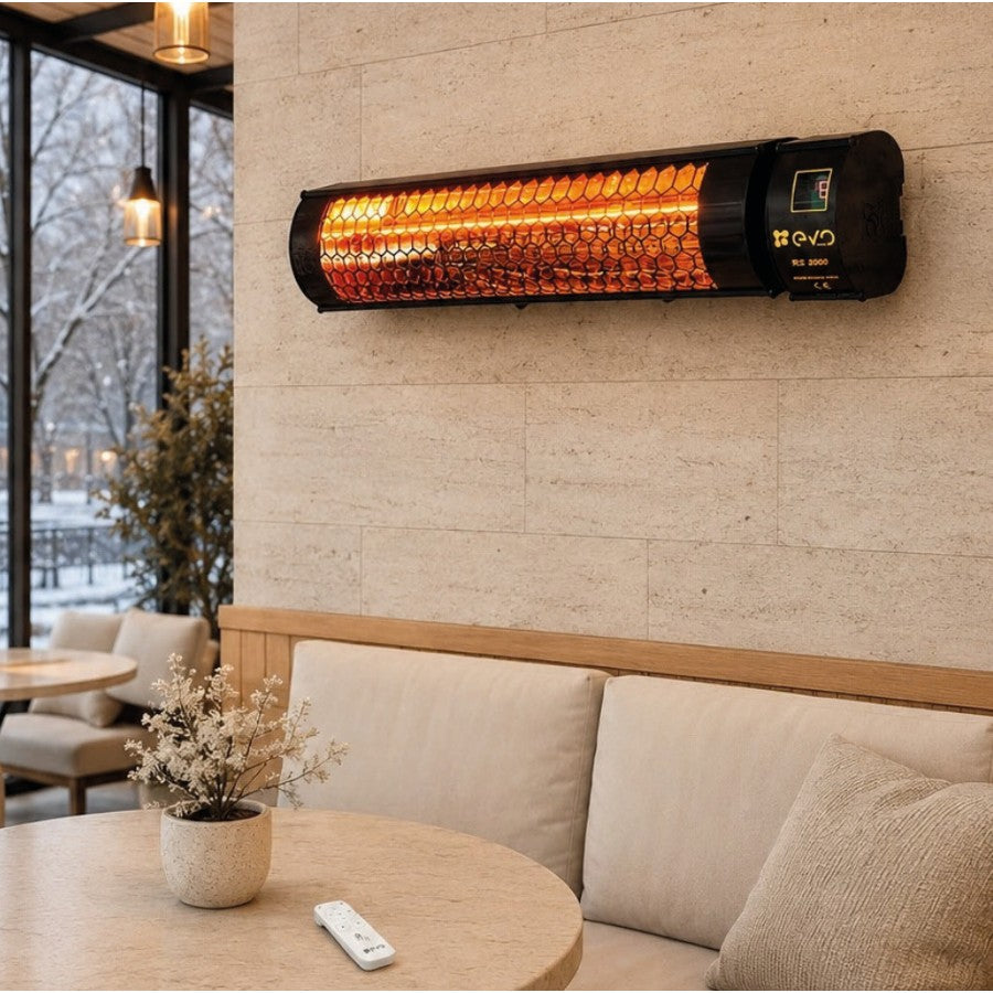 Evo RS2000 IP65 Uzaktan Kumandalı Infrared Dış Mekân Isıtıcı 2000 W