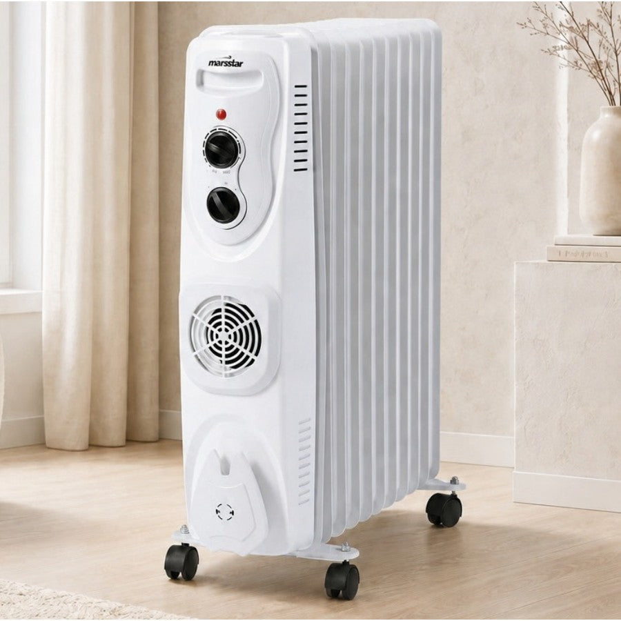 Marsstar 6096 11 Dilim Fanlı Yağlı Radyatör 2500 W