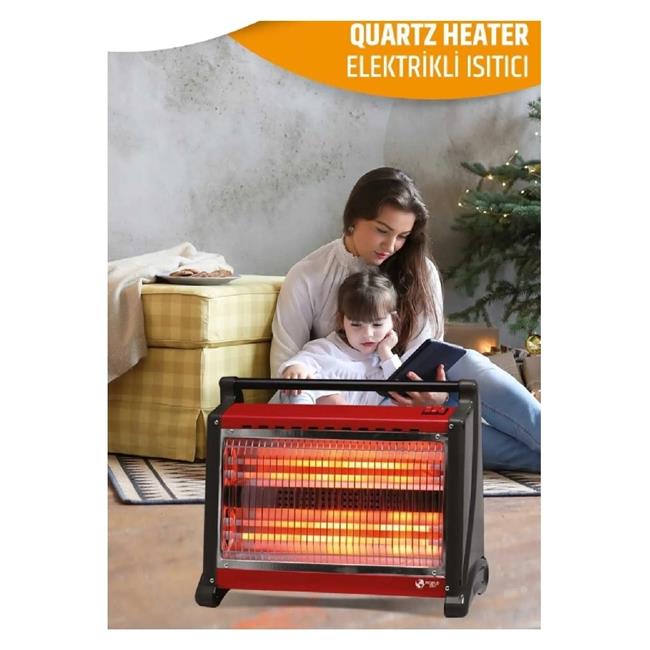 Hiva HS-1001 4x4 1800W quartz ısıtıcı kullanım ortamı