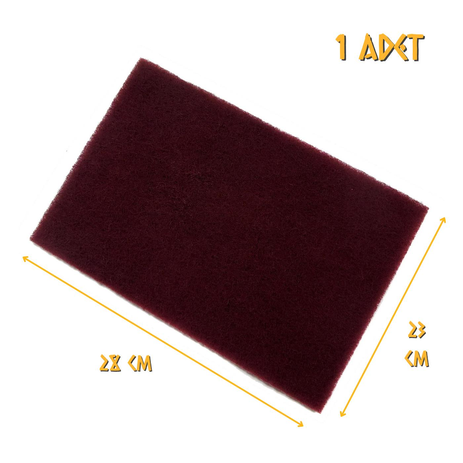 ATLAS BRİTE KEÇE ZIMPARA 230x280 KIRMIZI