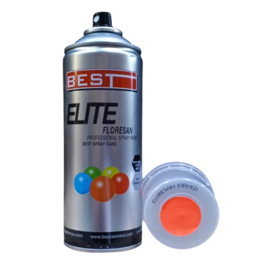 BEST FLORESAN SPREY BOYA 400 ML KIRMIZI - görsel 1