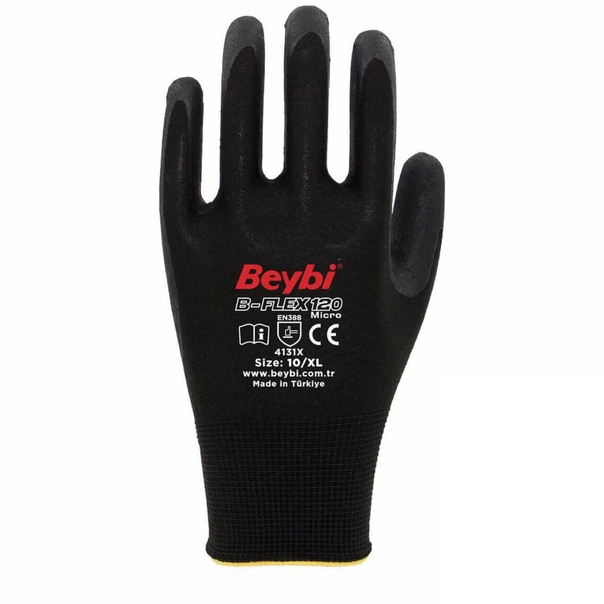 BEYBİ B-FLEX120 MİCRO KÖPÜK NİTRİL ELDİVEN NO:9 - 2. görsel