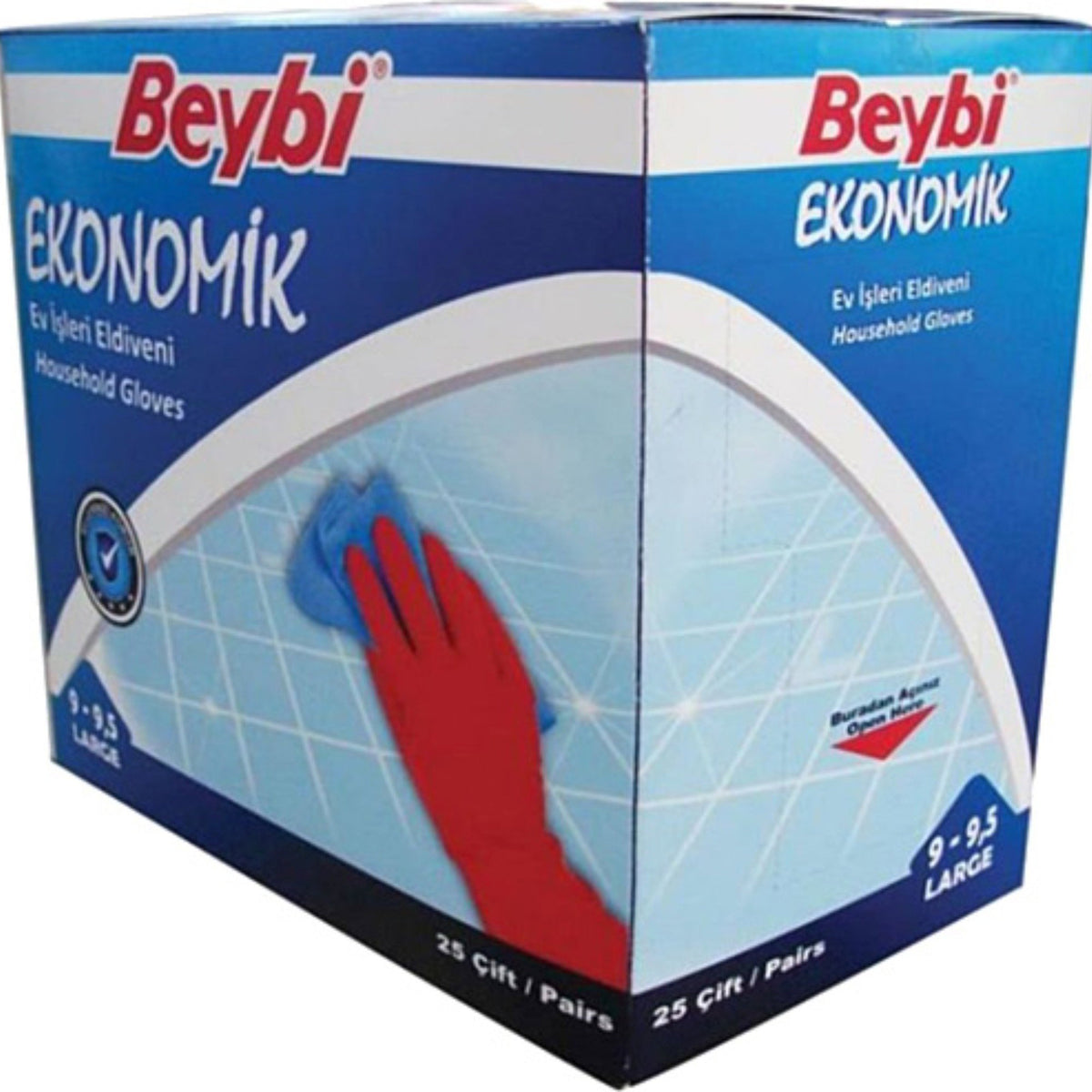 BEYBİ EKO LASTİK ELDİVEN NO: 9-9.5 - 2. görsel