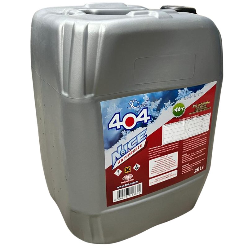 404 ANTİFRİZ KIRMIZI 20 LT