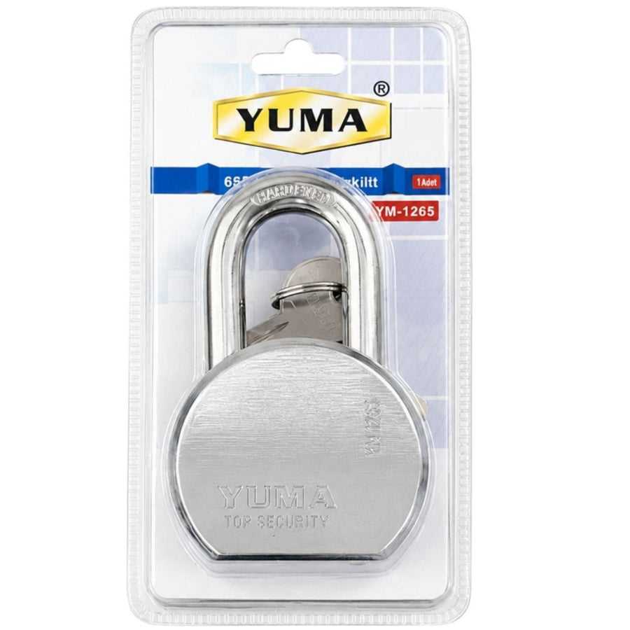 YUMA ÇELİK ASMA KİLİT KISA 65 MM 1265 - Görsel 1