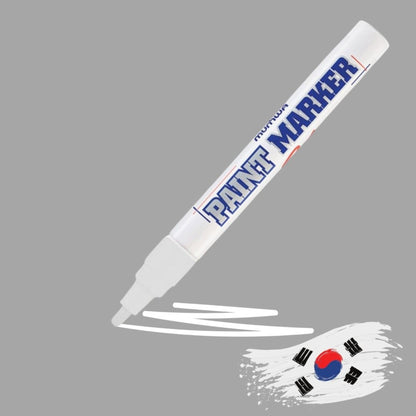 MUNHWA PAINT MARKER İNCE TAM ÖRTÜCÜ KALEM BEYAZ - Görsel 2