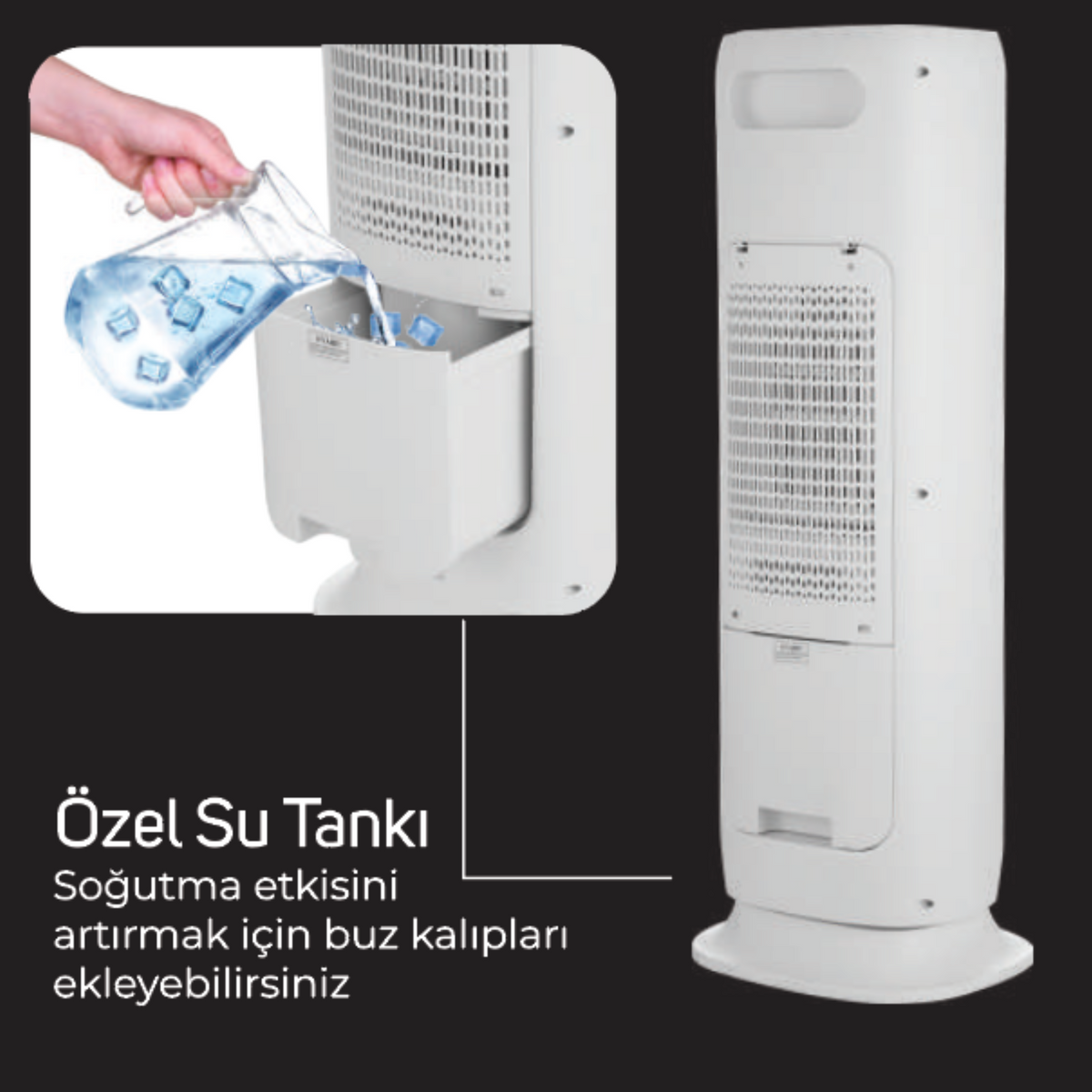 İNOVA APOLLO ISITICI SOĞUTUCU KUMANDALI 1800 W - görsel 4