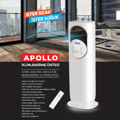 İNOVA APOLLO ISITICI SOĞUTUCU KUMANDALI 1800 W - görsel 5