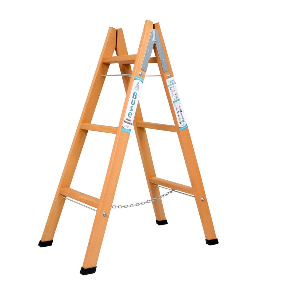 BUSE A TİPİ AHŞAP MERDİVEN 6 BASAMAK(200CM) AG-106