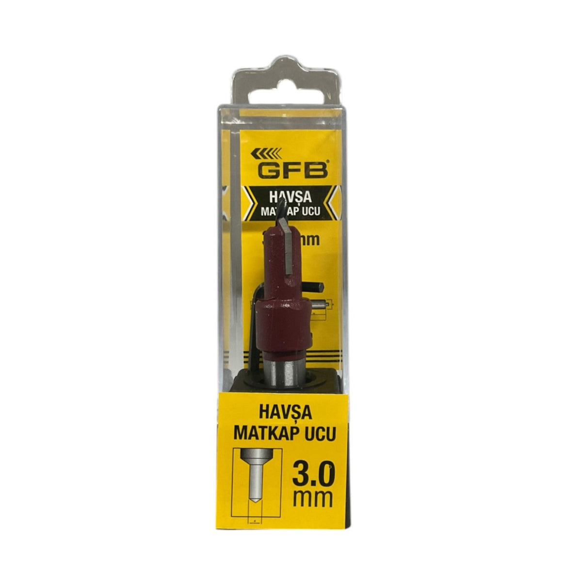 GFB HSS HAVŞA MATKAP UCU 3.0 MM KOD:2300 - Görsel 2