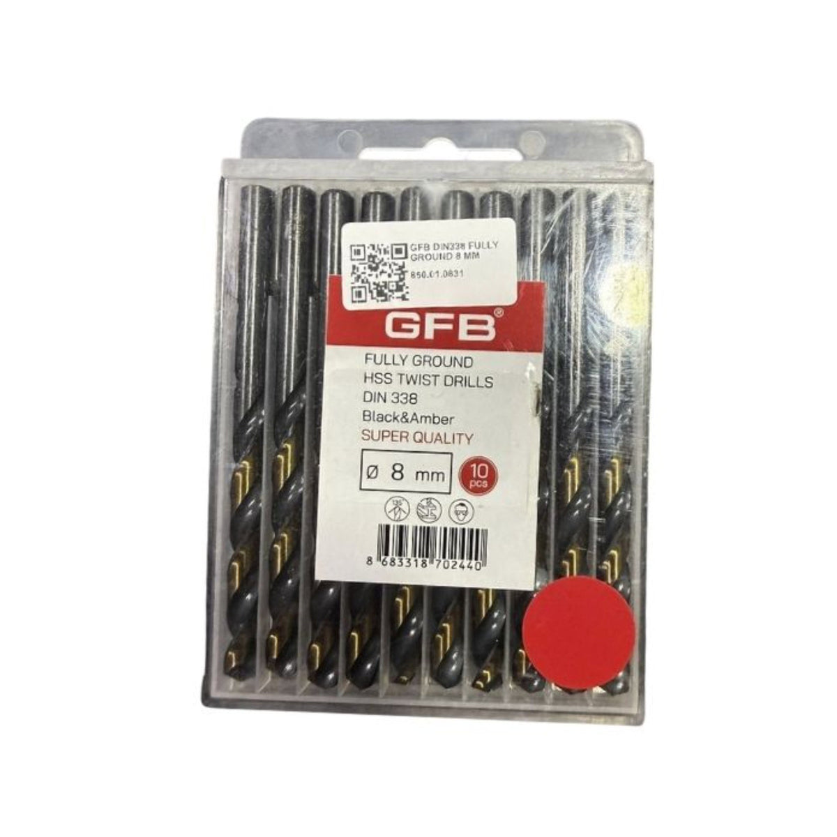 GFB DIN338 FULLY GROUND 8 MM - görsel 2