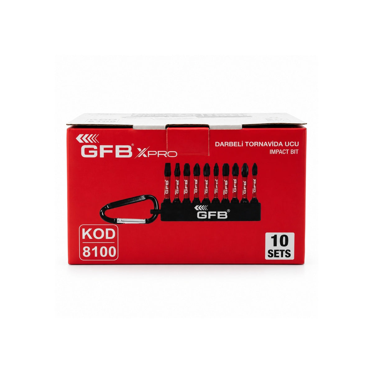 GFB XPRO ANAHTARLIKLI BİTS UÇ 10 LU KOD: 8100 - görsel 2