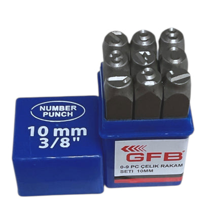 GFB ÇELİK RAKAM TAKIMI 10 MM KOD:6787 - Görsel 2