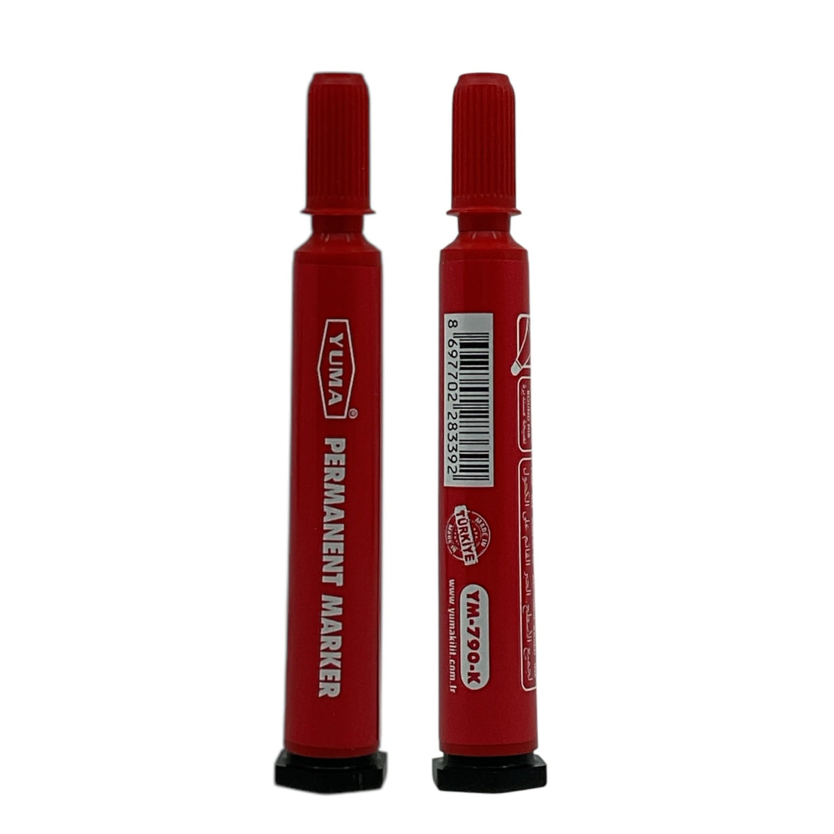YUMA KOLİ KALEMİ KESİK UÇLU KIRMIZI YM-791-K - Görsel 2