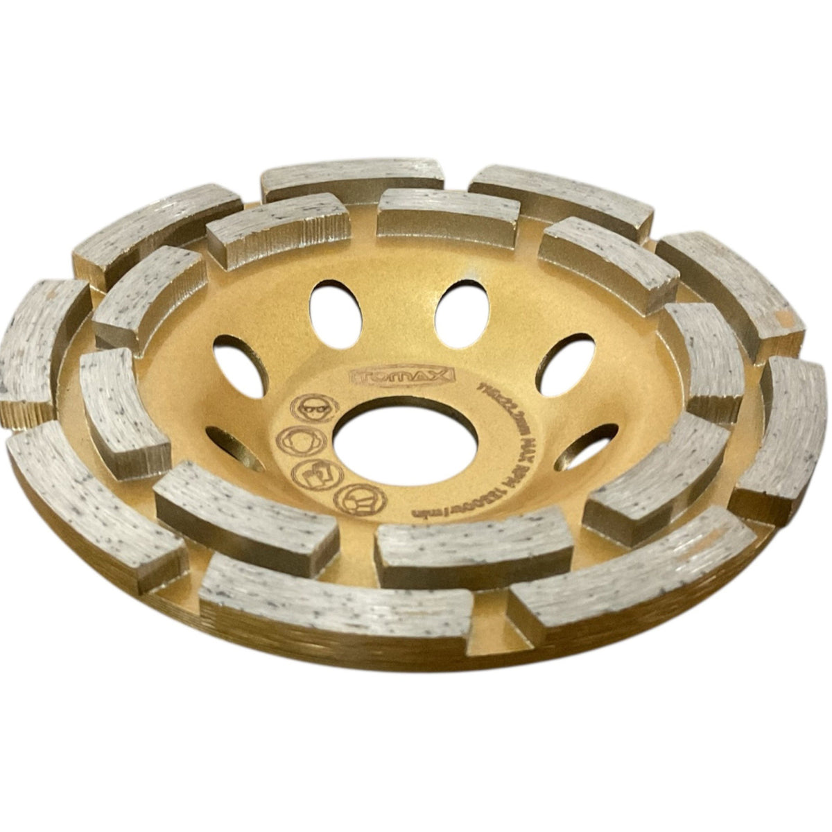 TOMAX ÇİFT SIRA ELMAS BETON YÜZEY TEM.DİSKİ 115 MM - 4. görsel