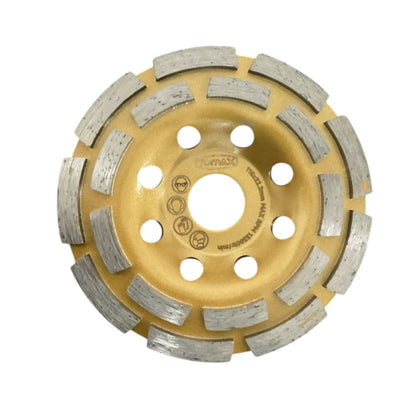 TOMAX ÇİFT SIRA ELMAS BETON YÜZEY TEM.DİSKİ 115 MM - 2. görsel