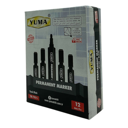 YUMA KOLİ KALEMİ KESİK UÇLU SİYAH YM-791-S - Görsel 5