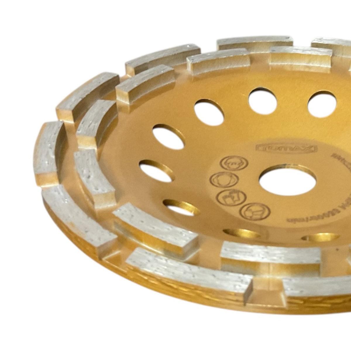 TOMAX ÇİFT SIRA ELMAS BETON YÜZEY TEM.DİSKİ 180 MM - 2. görsel