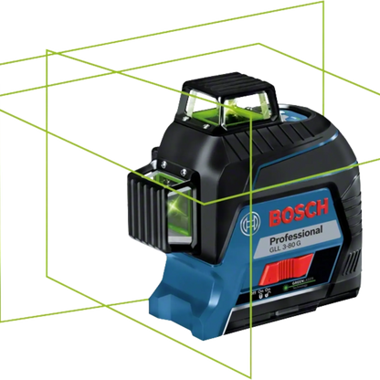 BOSCH YEŞİL ÇİZGİ LAZERİ GLL 3-80 G