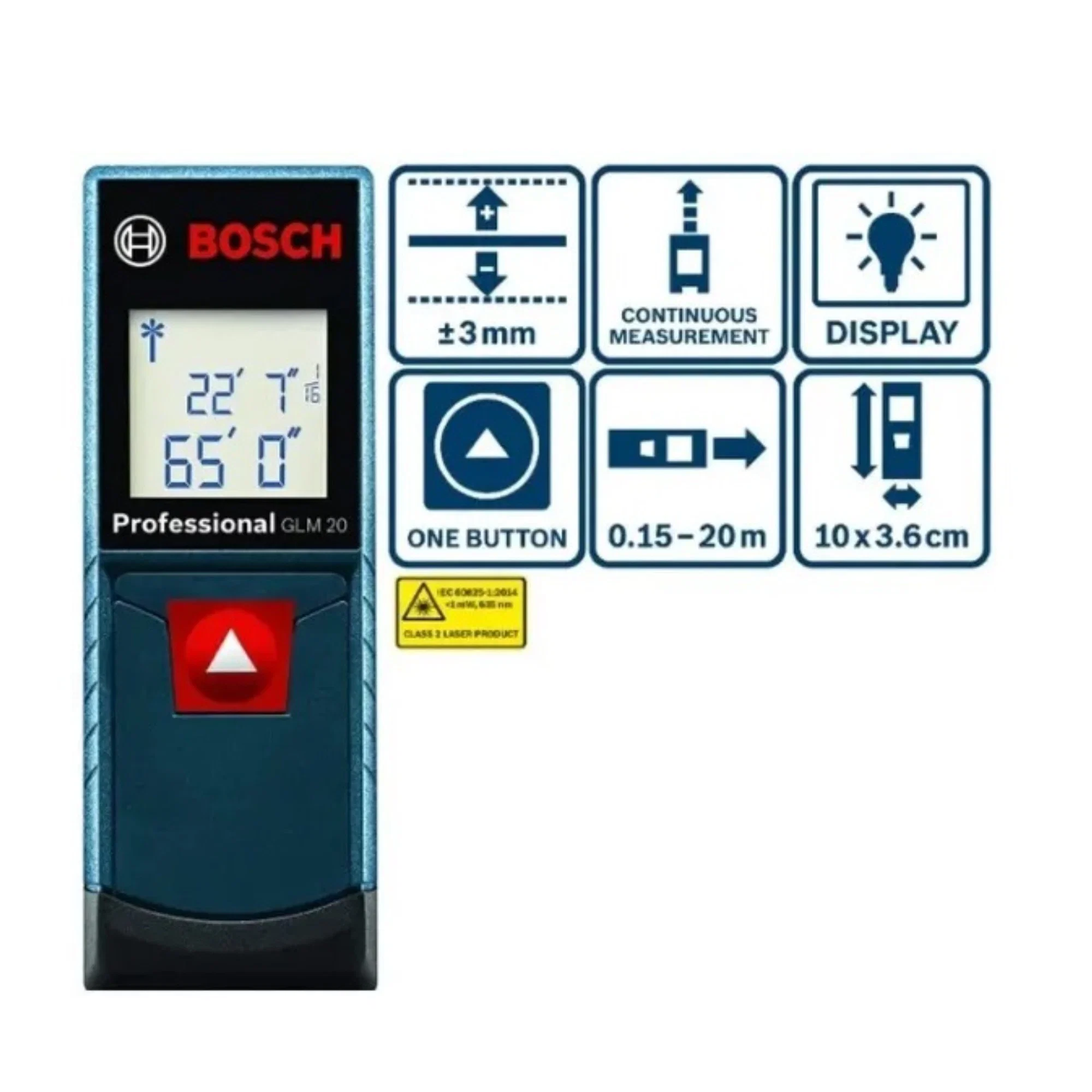 BOSCH LAZER METRE GLM 20