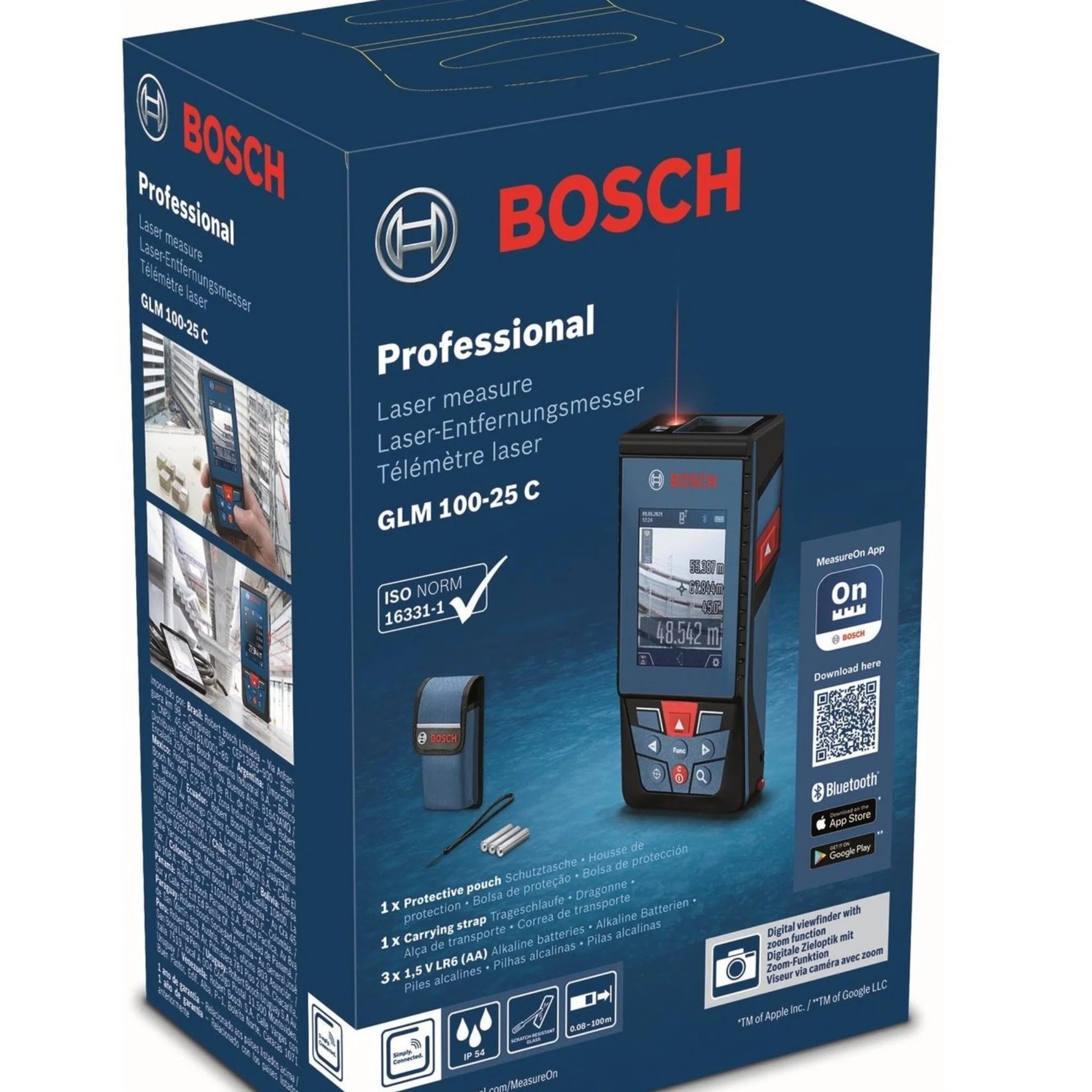 BOSCH LAZER METRE GLM 100-25 C