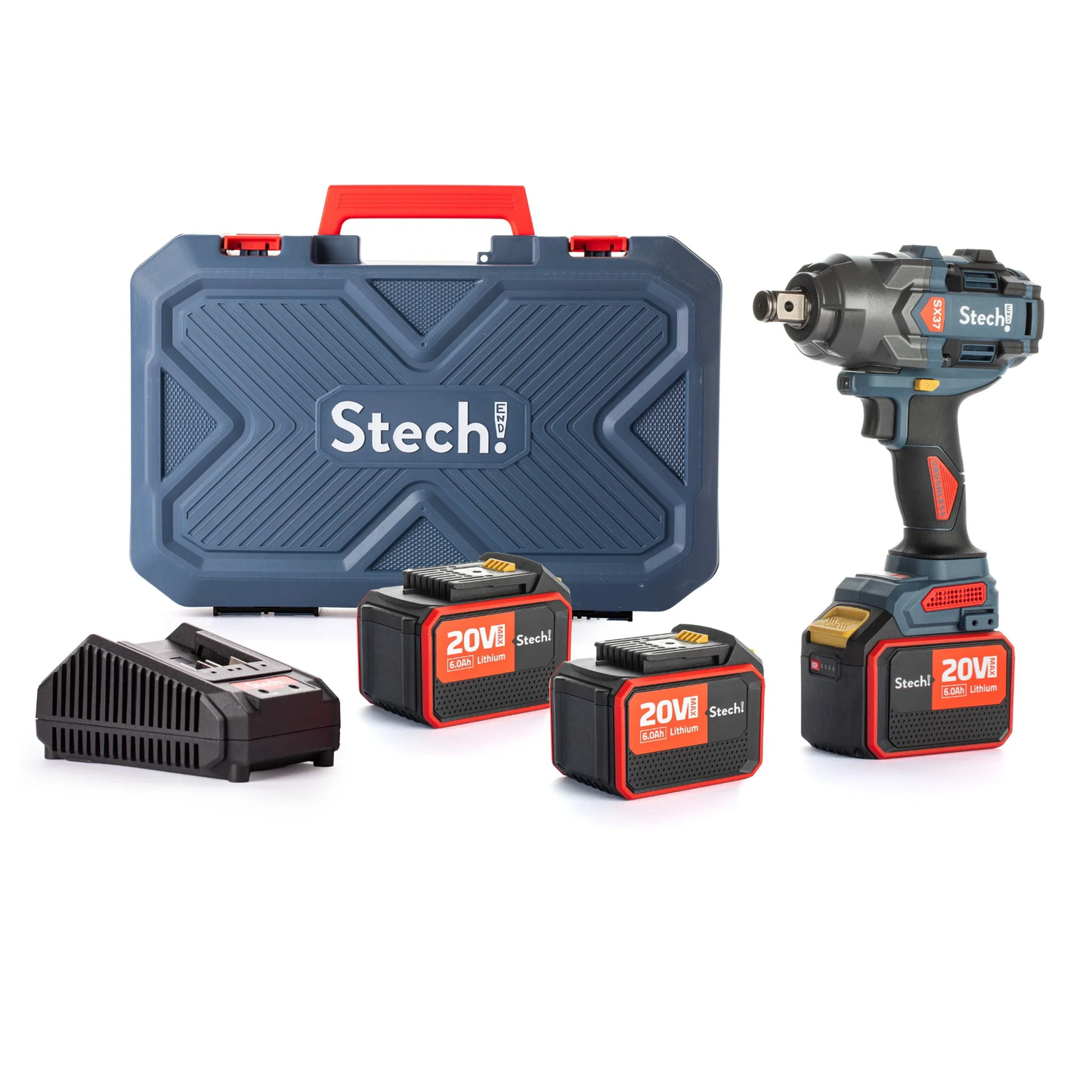 STECH-END AKÜLÜ DARBELİ SOMUN SIKMA 6.0 Ah 20V SX37