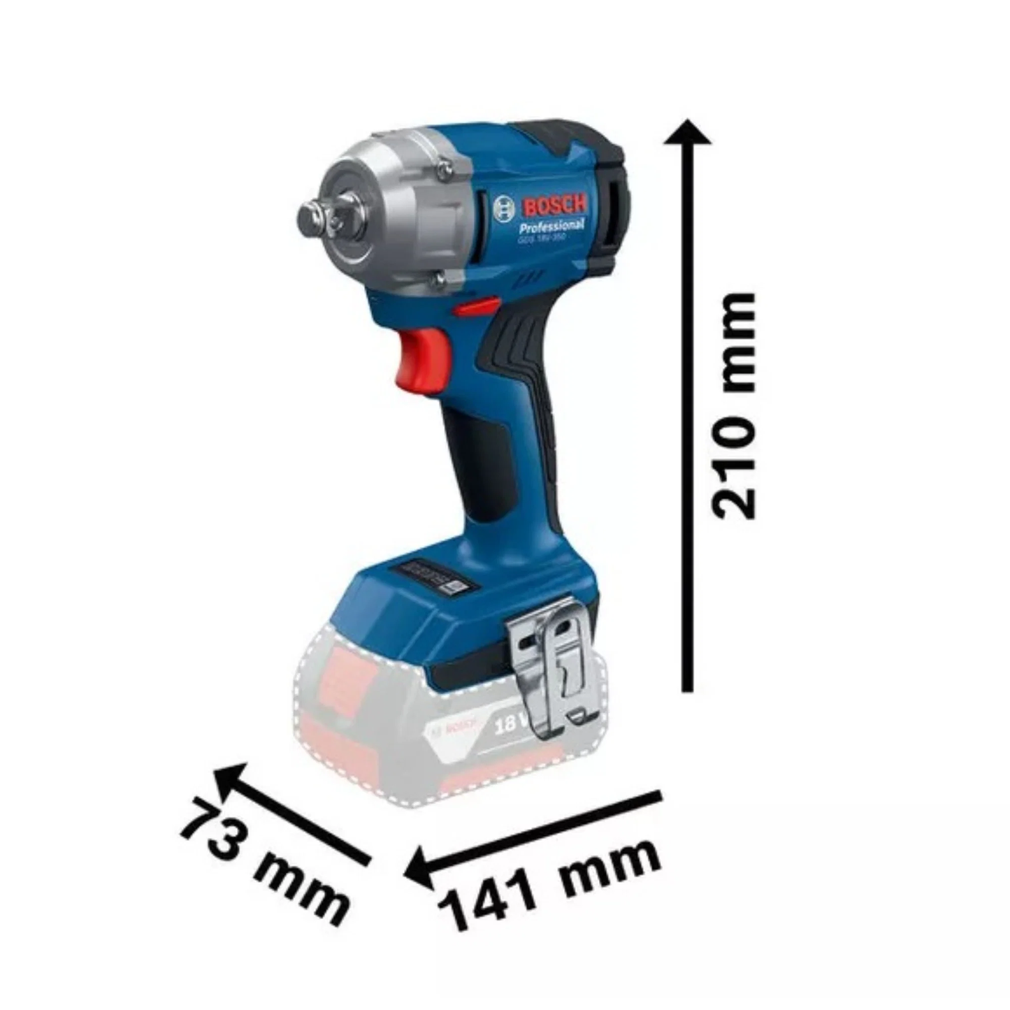 BOSCH DARBELİ SOMUN SIKMA GDS18V-350