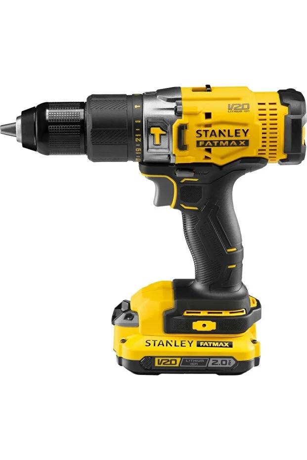 Stanley Fatmax SCD718D2K 18V 2Ah V20 2 Akü Darbeli Matkap