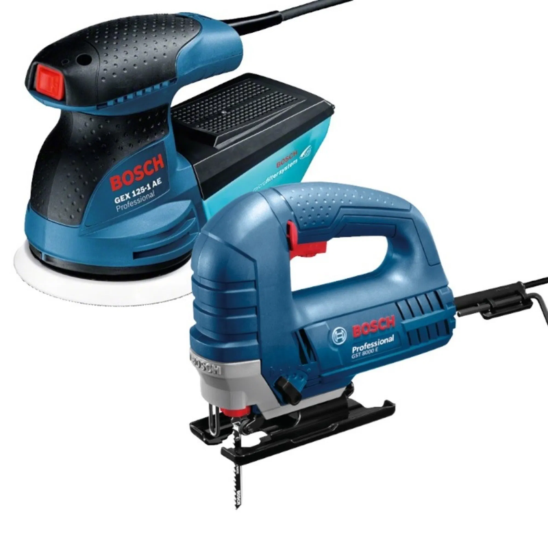 BOSCH DEKUPAJ GST8000E + EKS. ZIMPARA GEX125-1AE SET