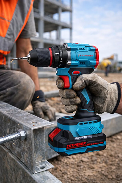 CAT01 CATPOWER CAT1025 Akülü Darbeli Vidalama 13MM 20V