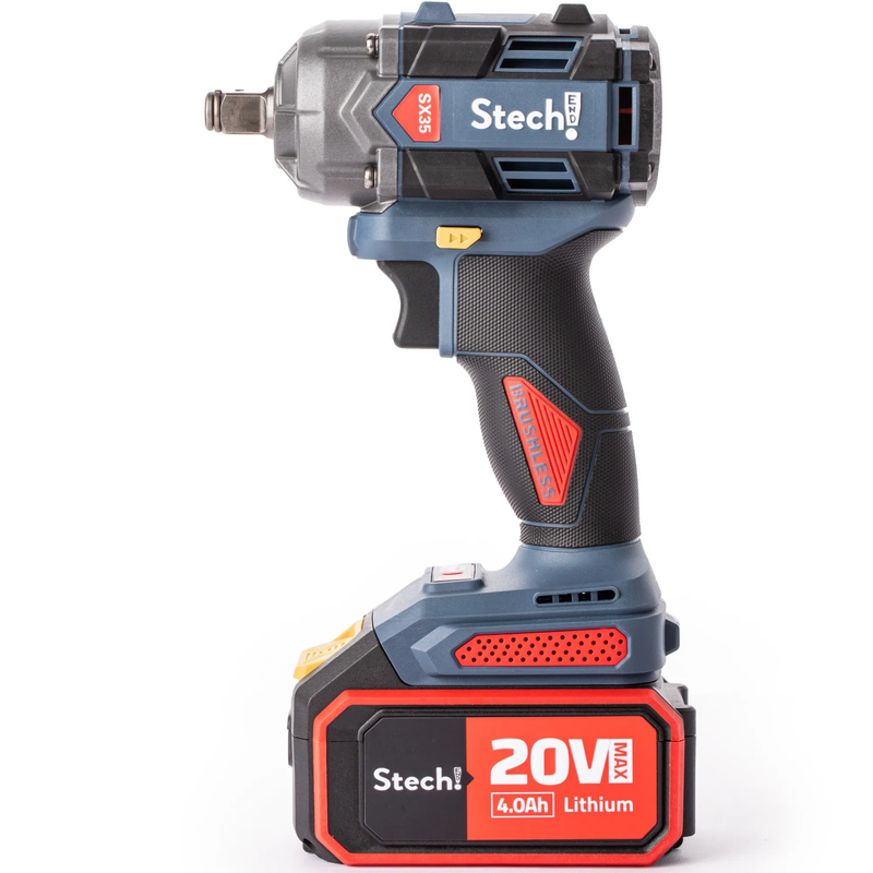 STECH-END AKÜLÜ DARBELİ SOMUN SIKMA 4.0 Ah 20V SX35