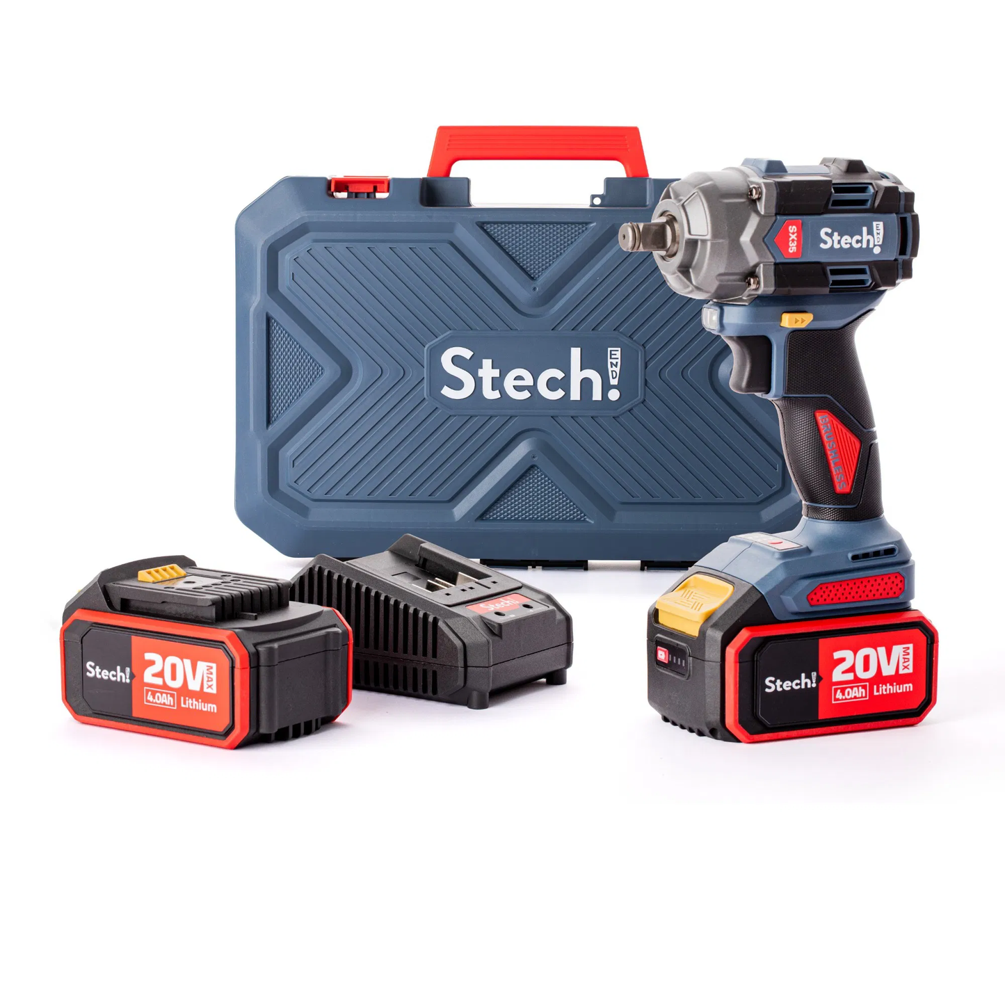 STECH-END AKÜLÜ DARBELİ SOMUN SIKMA 4.0 Ah 20V SX35
